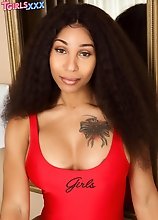 Megan Snow is stunning with an amazing body, big boobs and a pretty face! Enjoy this hot tgirl stroking her hard cock!