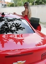 Hardbody outdoors and upskirt